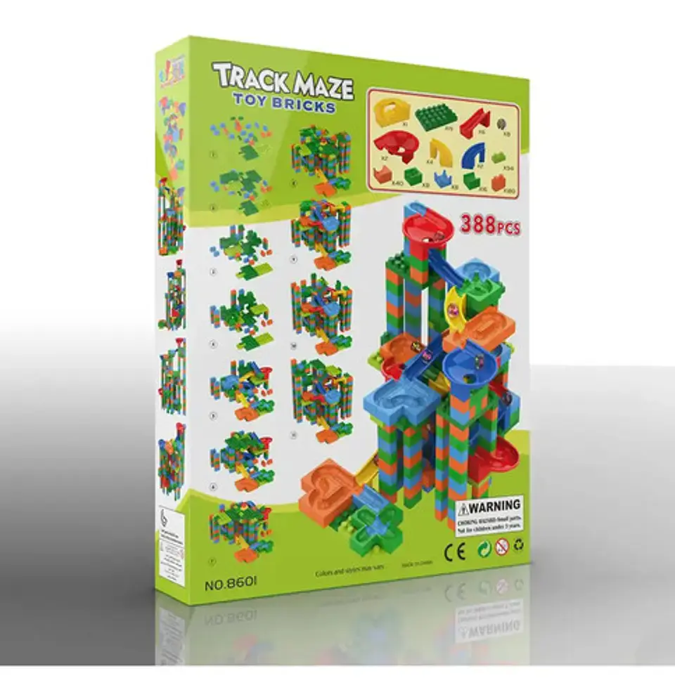 Armatodo Pista De Laberinto Piquis Canicas Track Maze 388 Pz 4
