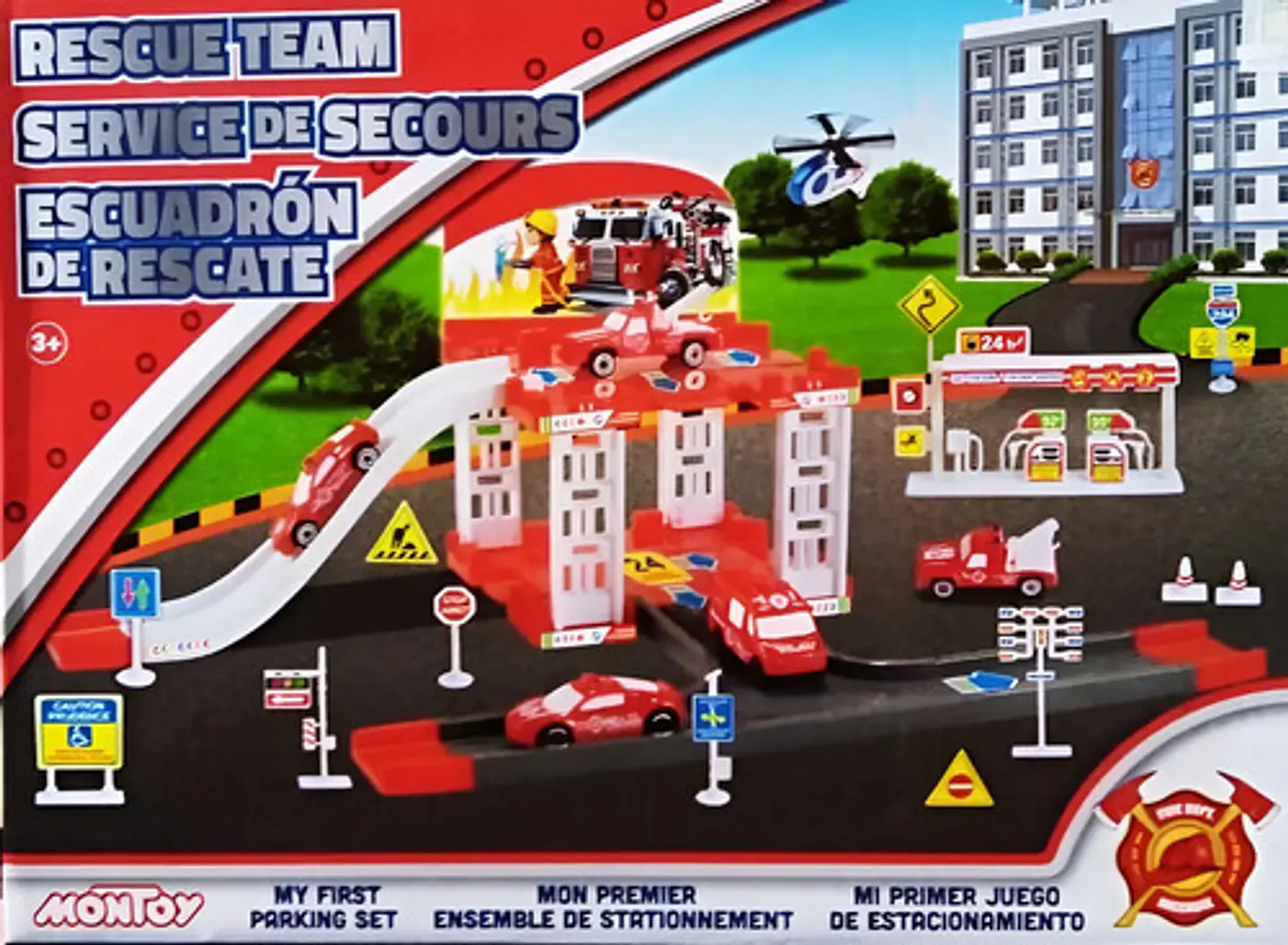 Set De Construcción Montoy Escuadrón De Rescate Mi Primer Estacionamiento 1