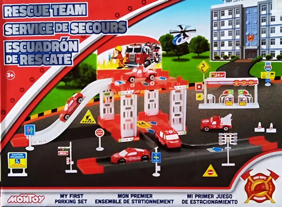 Set De Construcción Montoy Escuadrón De Rescate Mi Primer Estacionamiento 1