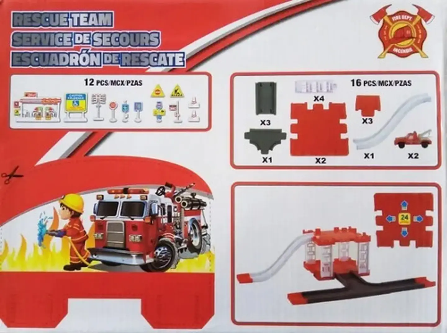 Set De Construcción Montoy Escuadrón De Rescate Mi Primer Estacionamiento 2