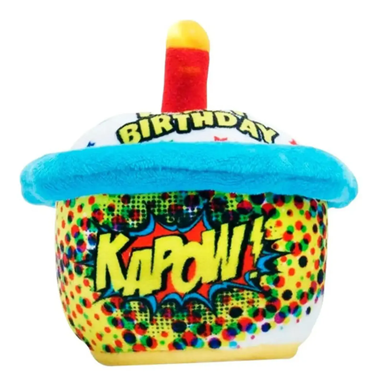 Vela Musical Cupcake Con Luz Peluche 11cm Cumpleaños  1