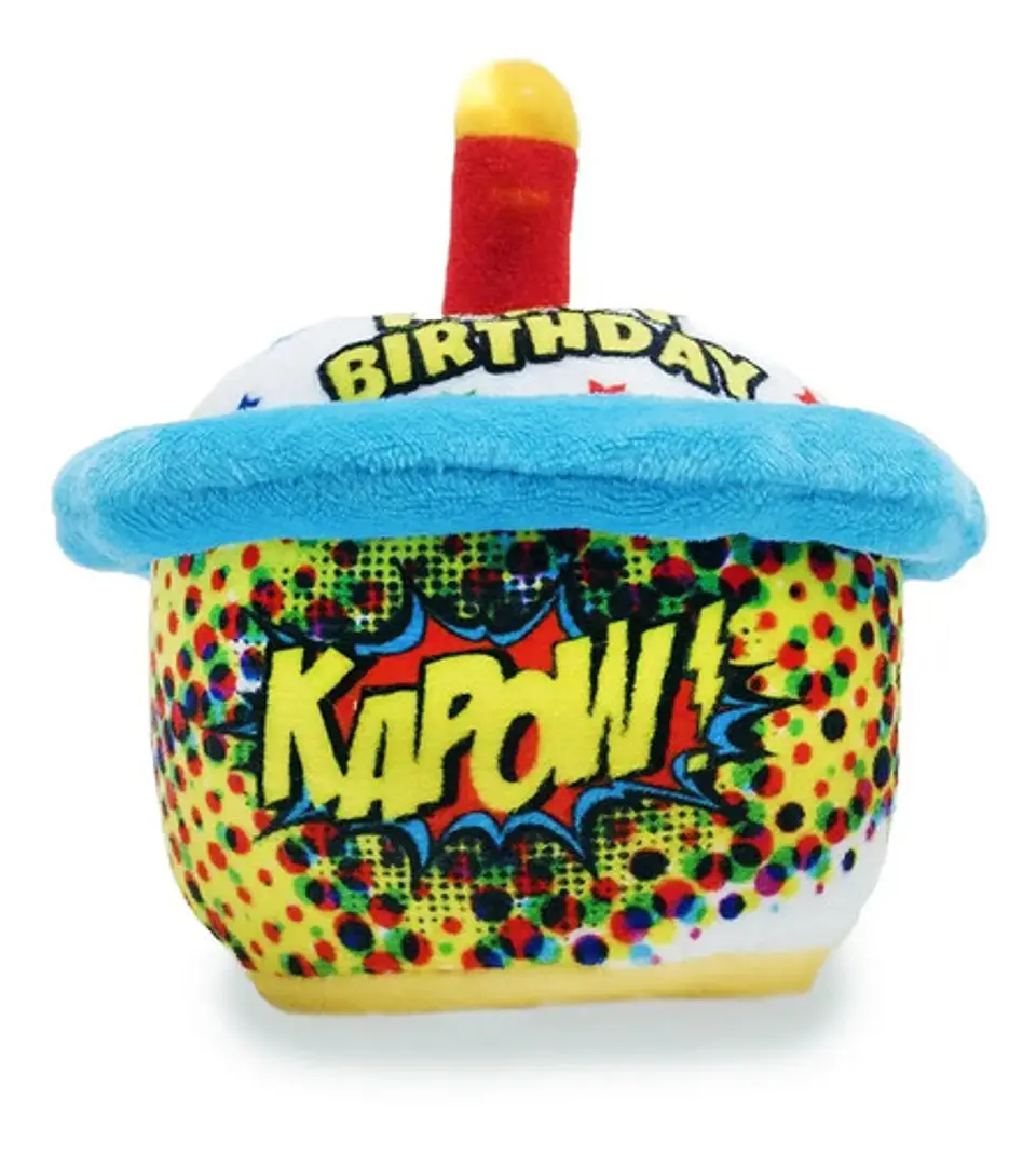 Vela Musical Cupcake Con Luz Peluche 11cm Cumpleaños  2