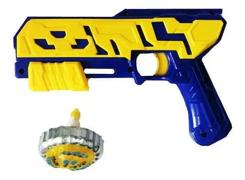Beyblade Lanzador Pistola Con Trompo X1 Juguete Para Niños