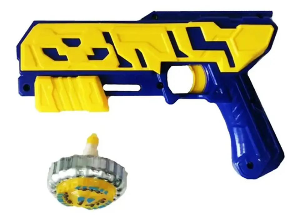 Beyblade Lanzador Pistola Con Trompo X1 Juguete Para Niños 1
