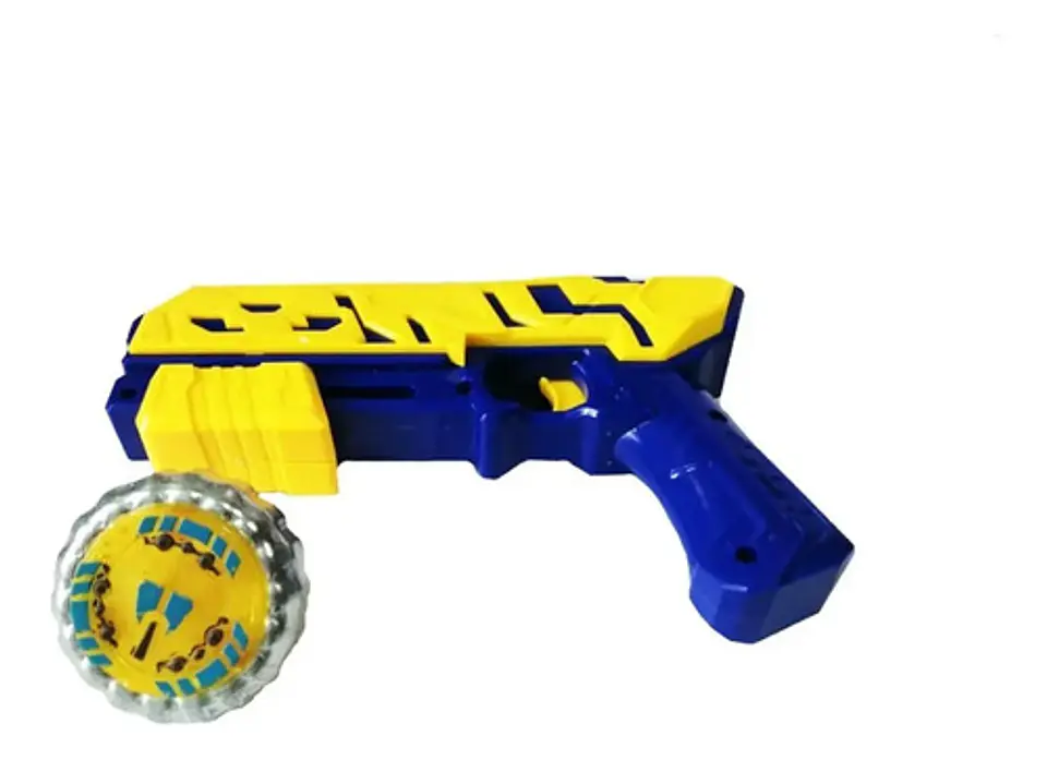 Beyblade Lanzador Pistola Con Trompo X1 Juguete Para Niños 2
