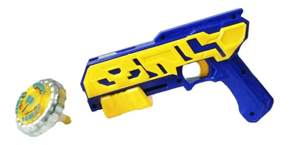 Beyblade Lanzador Pistola Con Trompo X1 Juguete Para Niños 3