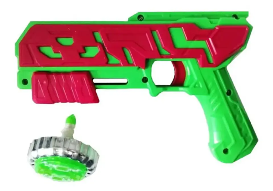 Beyblade Lanzador Pistola Con Trompo X1 Juguete Para Niños 8