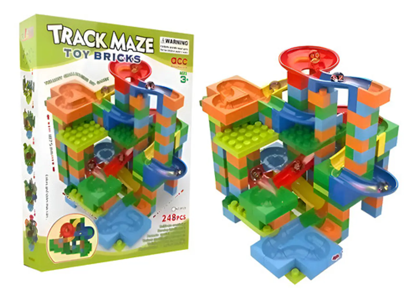 Armatodo Pista De Laberinto Piquis Canicas Track Maze 248 Pz 1