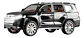 Camioneta Toyota Prado Land Cruiser Modelo A Escala 1:24 - Miniatura 1