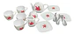 Set Mini Té Infantil 16 Piezas Blanco Vajilla Para Juego Cocina Niña - Miniatura 1