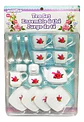 Set Mini Té Infantil 16 Piezas Blanco Vajilla Para Juego Cocina Niña - Miniatura 2