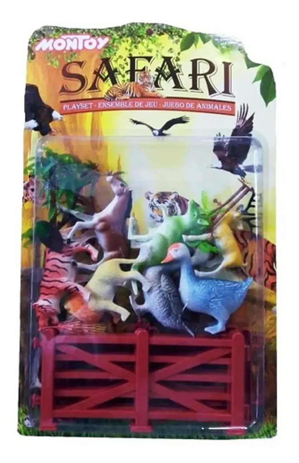 Set De Animales Medianos Domésticos Y Salvajes Juguete  3