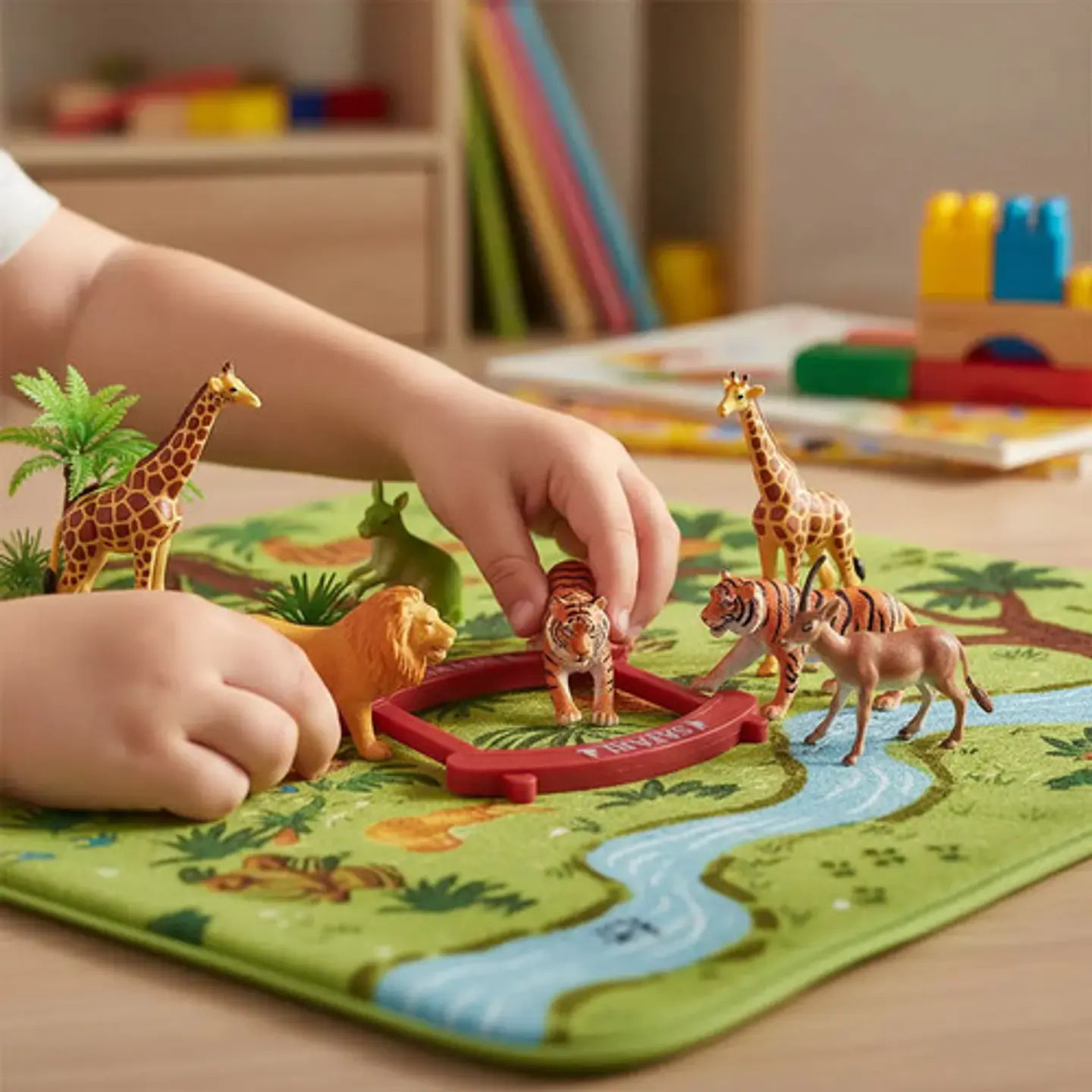 Set De Animales Medianos Domésticos Y Salvajes Juguete  17