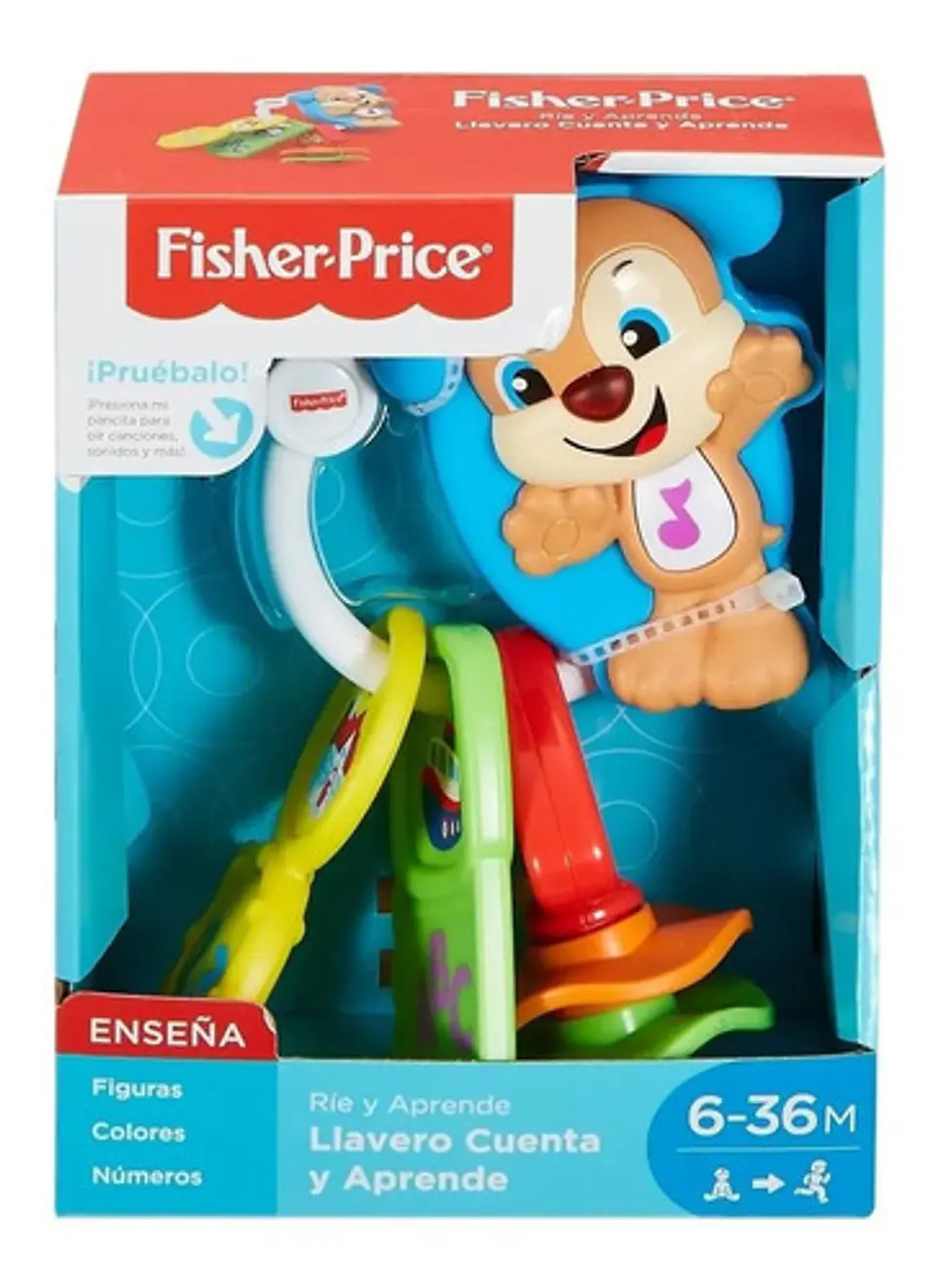 Llavero Cuenta Conmigo Ríe Y Aprende Fisher Price Fhp75 Bebé 2