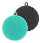 Pack X2 Esponjas Silicona Multiuso Scrubber Cleanz Antibacterianas 11cm - Miniatura 2