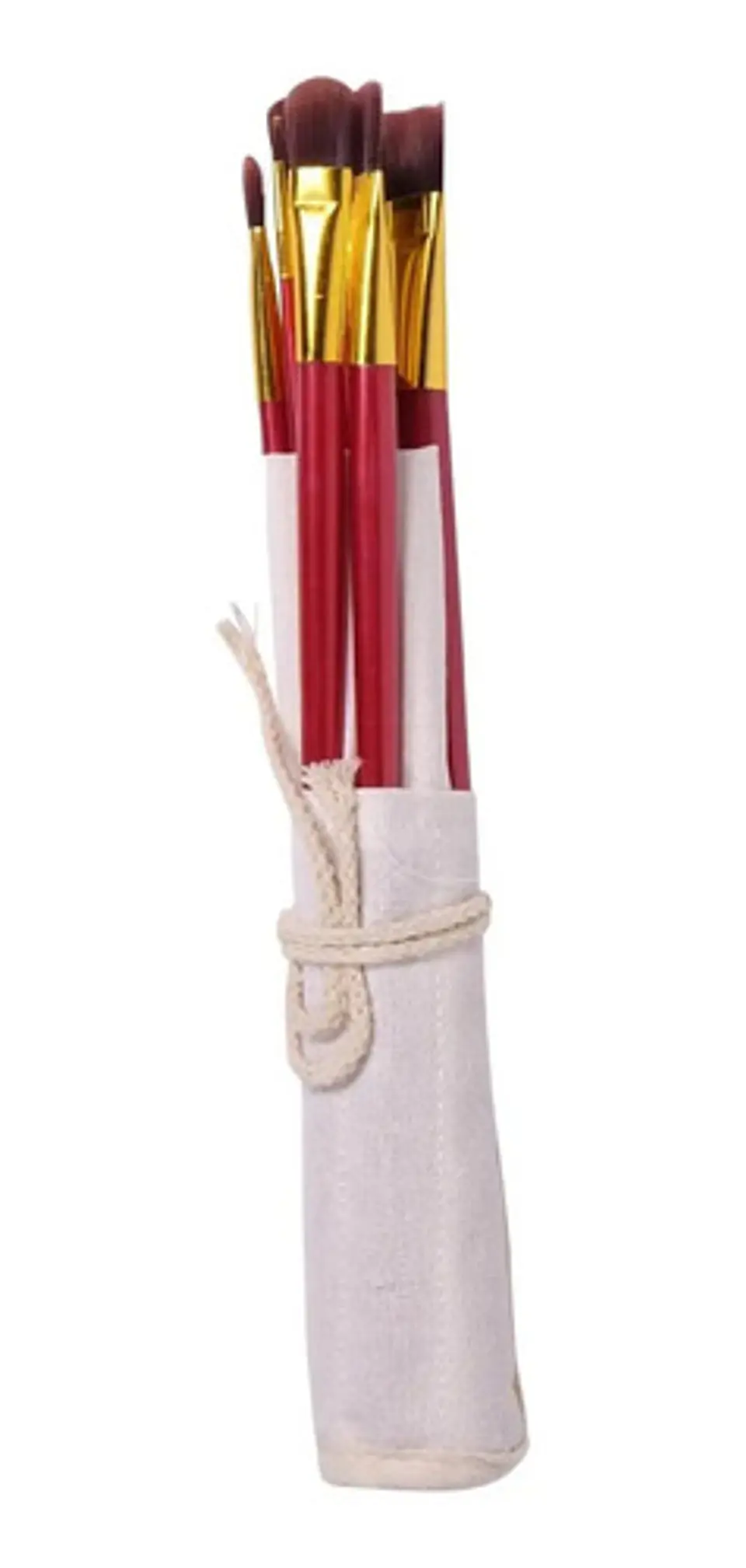 Juego De Pinceles Largos Artísticos Con Bolsa X10 Piezas 2