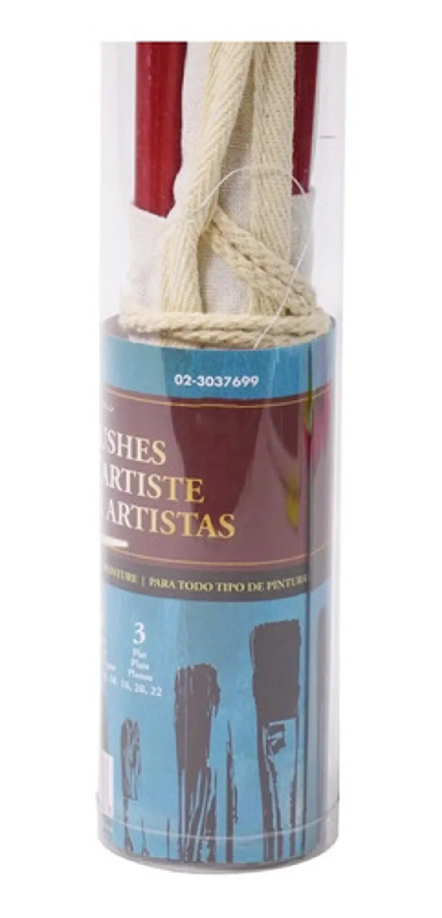 Juego De Pinceles Largos Artísticos Con Bolsa X10 Piezas 4