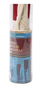 Juego De Pinceles Largos Artísticos Con Bolsa X10 Piezas - Miniatura 4