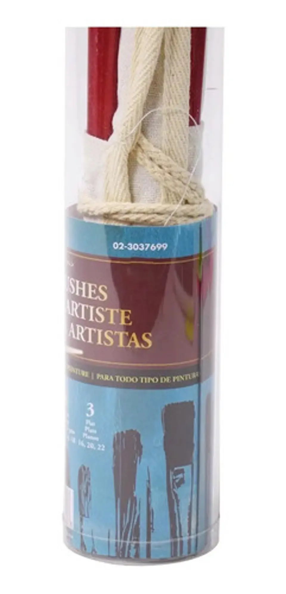 Juego De Pinceles Largos Artísticos Con Bolsa X10 Piezas 4