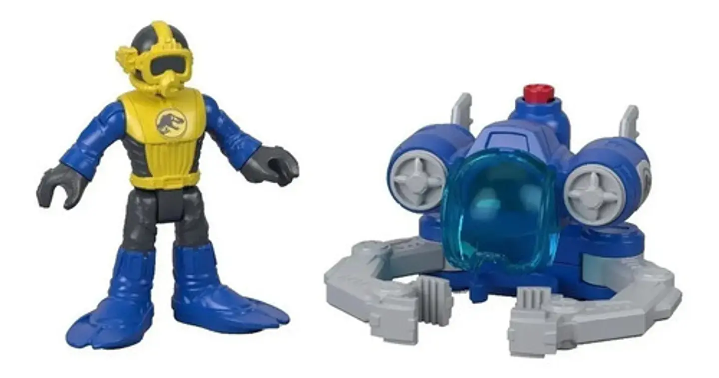 Submarino Atrapadinosaurios Jurassic World - Imaginext 1