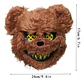 Máscara De Oso Sangriento En Plástico Y Felpa 1661-08 - Miniatura 10