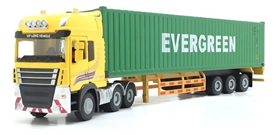 Tractomulas Metálica Contenedor De Colección Escala 1:50  1