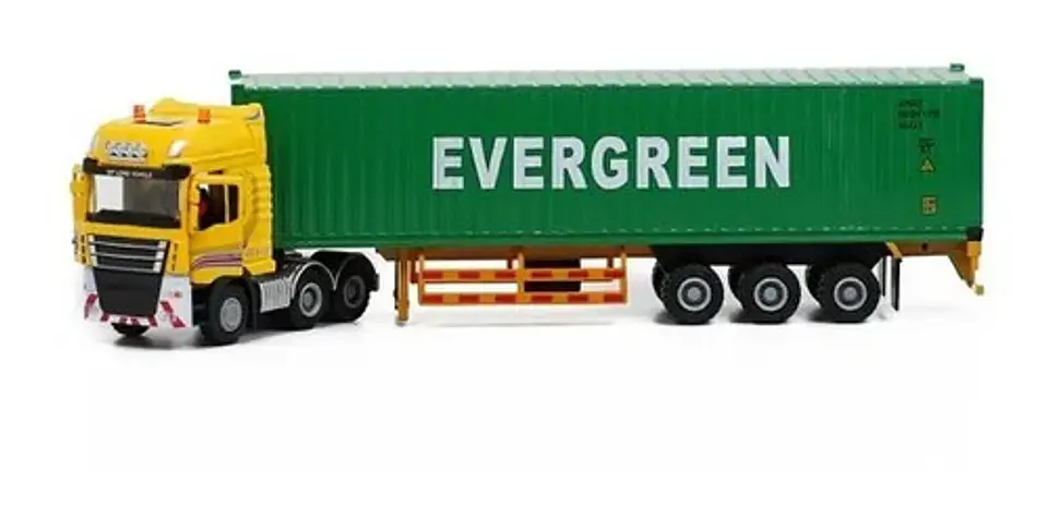 Tractomulas Metálica Contenedor De Colección Escala 1:50  2