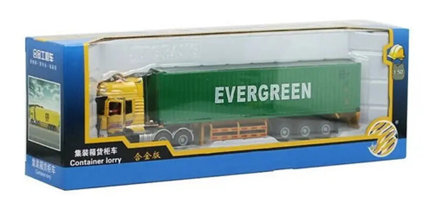 Tractomulas Metálica Contenedor De Colección Escala 1:50  5