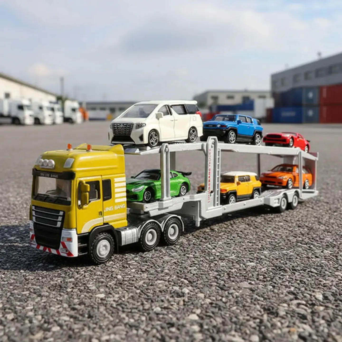 Tractomulas Metálica Contenedor De Colección Escala 1:50  7