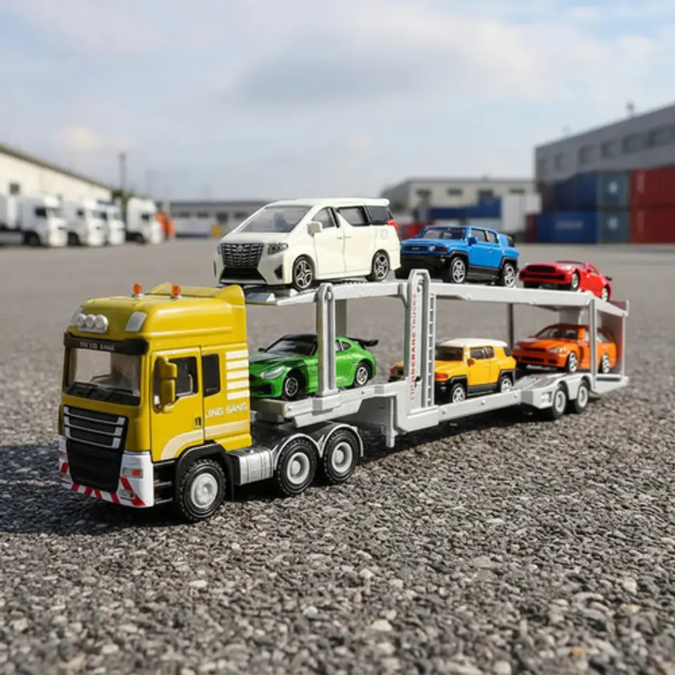 Tractomulas Metálica Contenedor De Colección Escala 1:50  7