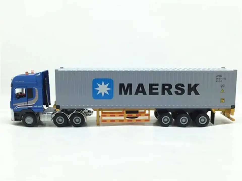 Tractomulas Metálica Contenedor De Colección Escala 1:50  12