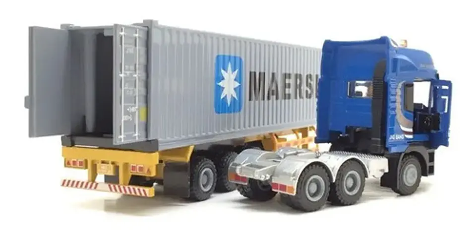 Tractomulas Metálica Contenedor De Colección Escala 1:50  13