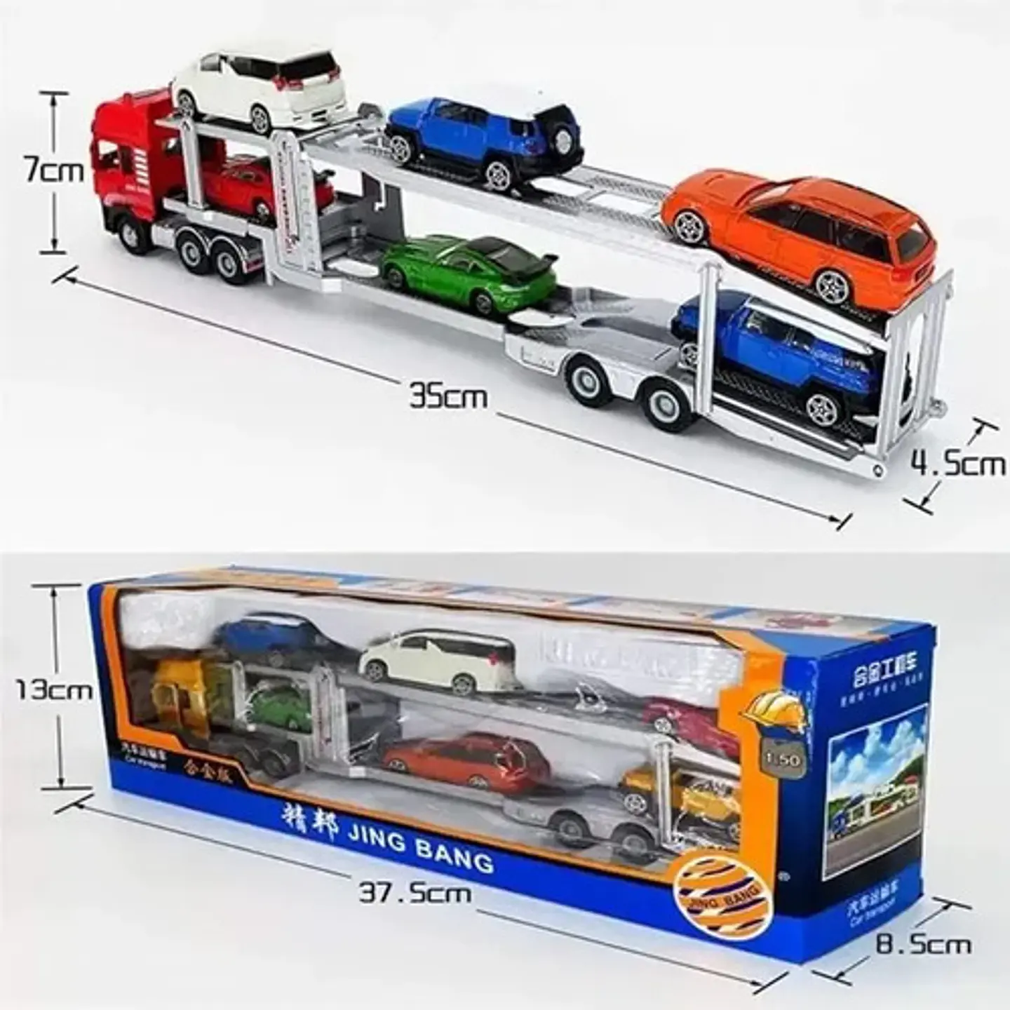 Tractomulas Metálica Contenedor De Colección Escala 1:50  18