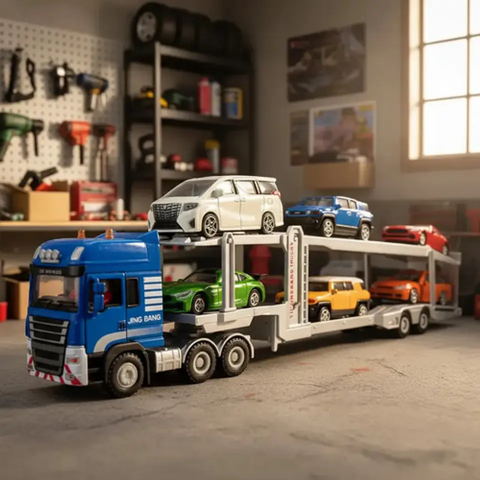 Tractomulas Metálica Contenedor De Colección Escala 1:50  19