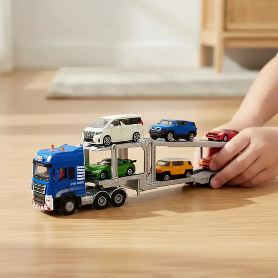 Tractomulas Metálica Contenedor De Colección Escala 1:50  20