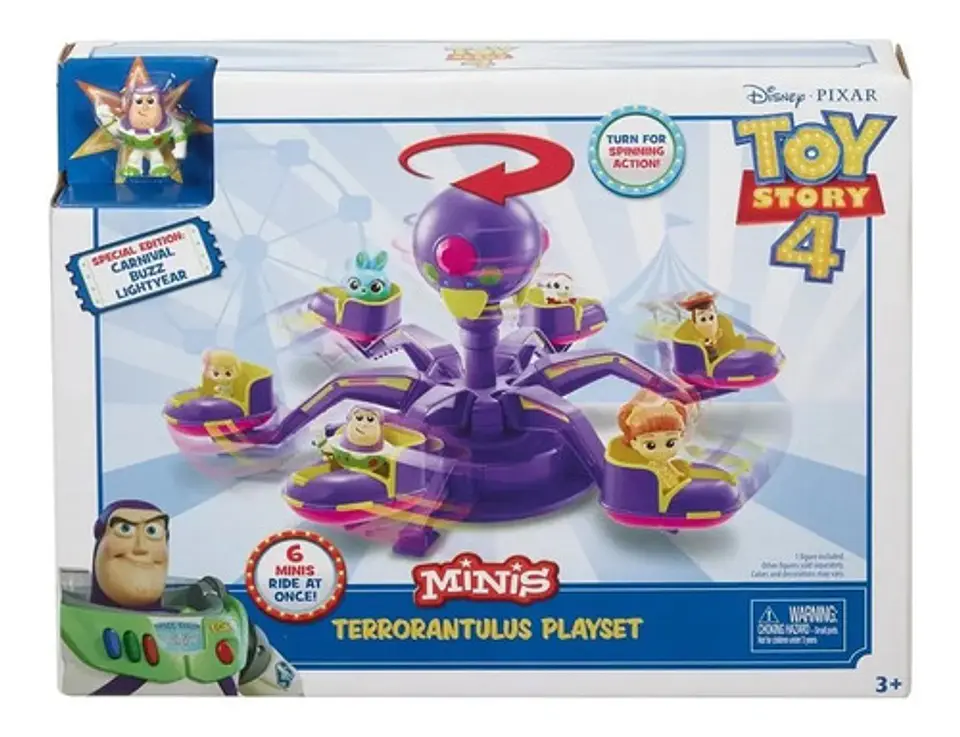 Buzz Lightyear Toy Story 4 Minis Mattel Con Accesorios 3 Años 3