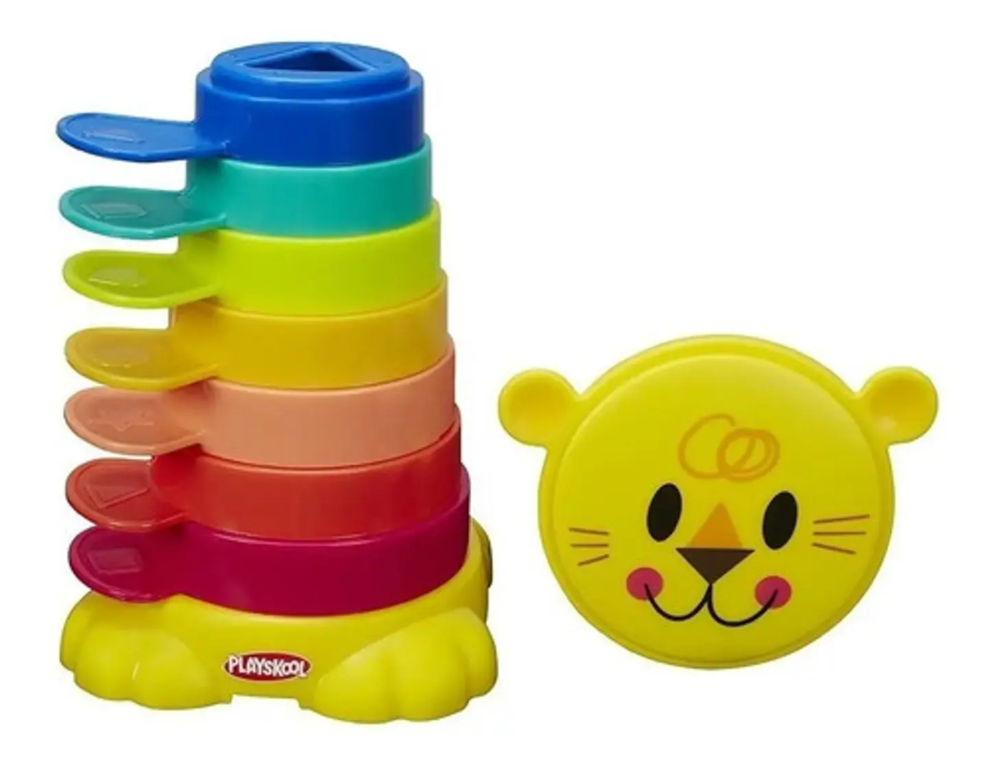 Tazas De Apilamiento León Playskool Hasbro B0501 Torre Color Multicolor 2