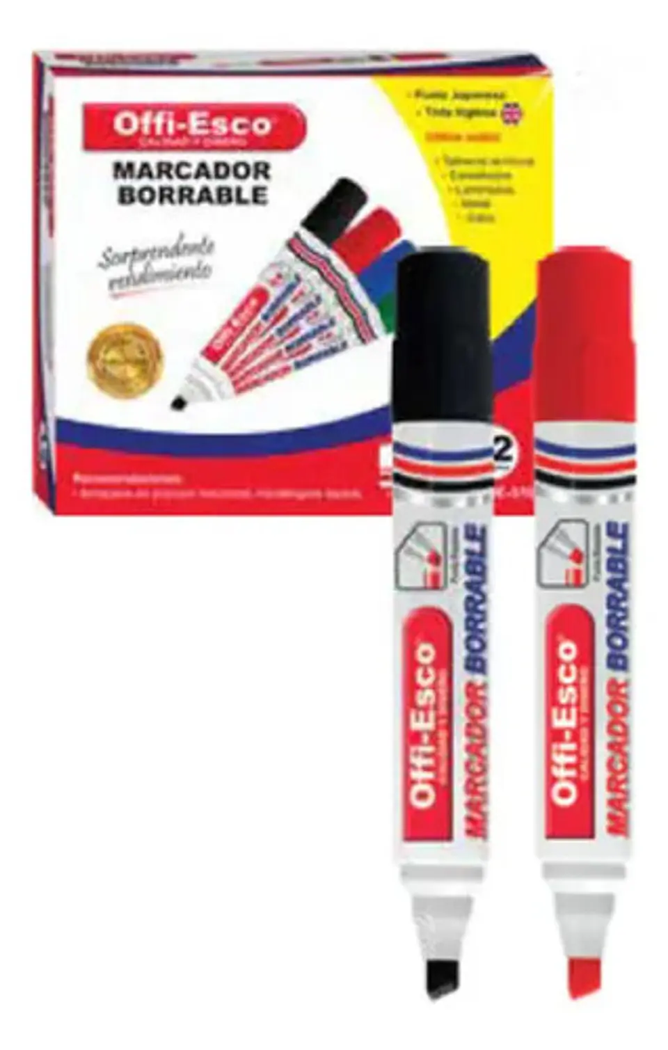 Marcador Borrable Tablero Colores Surtidos X 12  Oe- 510  3