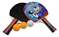 Set X 2 Raquetas Ping-pong Calidad 3estre+ Estuche + 6 Bolas - Miniatura 1