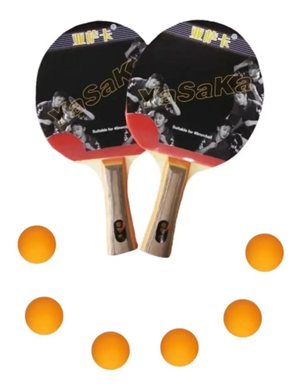 Set X 2 Raquetas Ping-pong Calidad 3estre+ Estuche + 6 Bolas 5