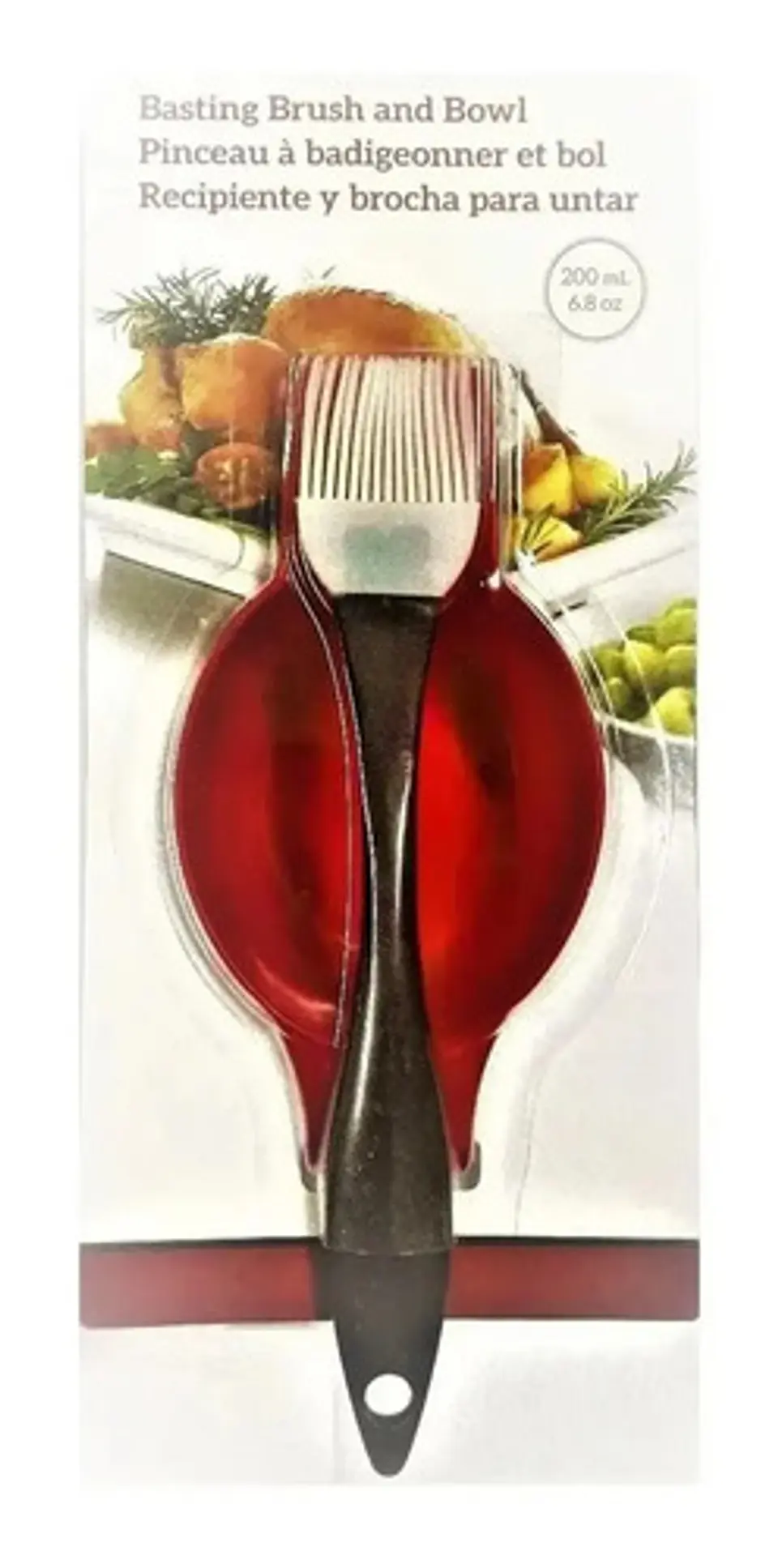 Recipiente Brocha Silicona Rama Design 3056633 Rojo Resistente 4