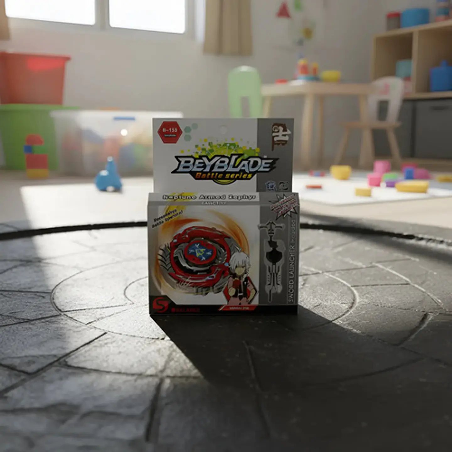 Bey Trompo Blade Battle Series Con Lanzador 66196 10