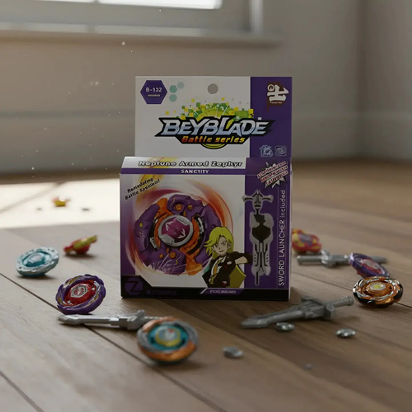 Bey Trompo Blade Battle Series Con Lanzador 66196 16