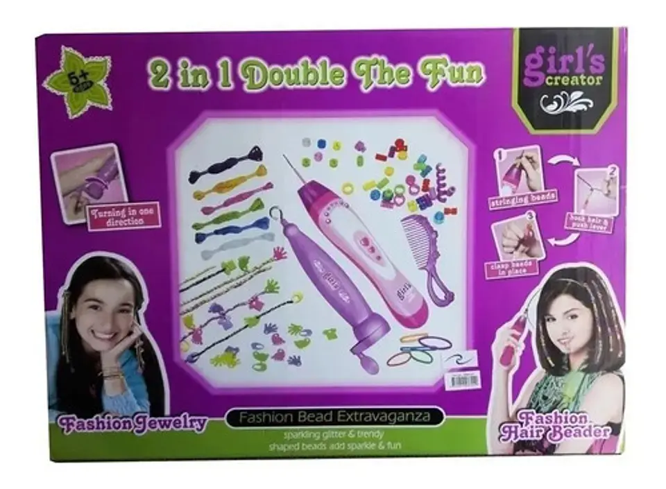 Kit Chaquiras Manillas Pulseras Ref Mbk-207 Girl/s  Cabello 3