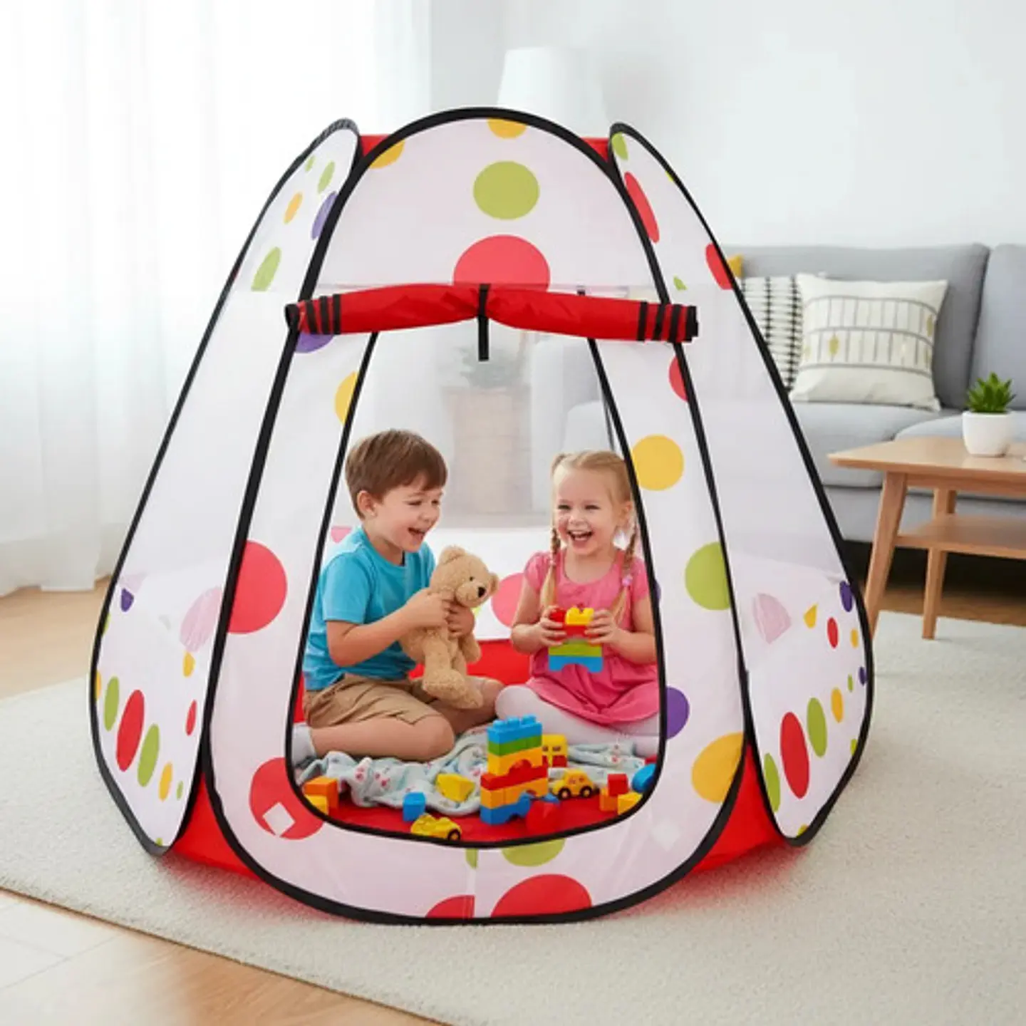 Set Carpa Plegable Para Niños Infantil Con Funda 1