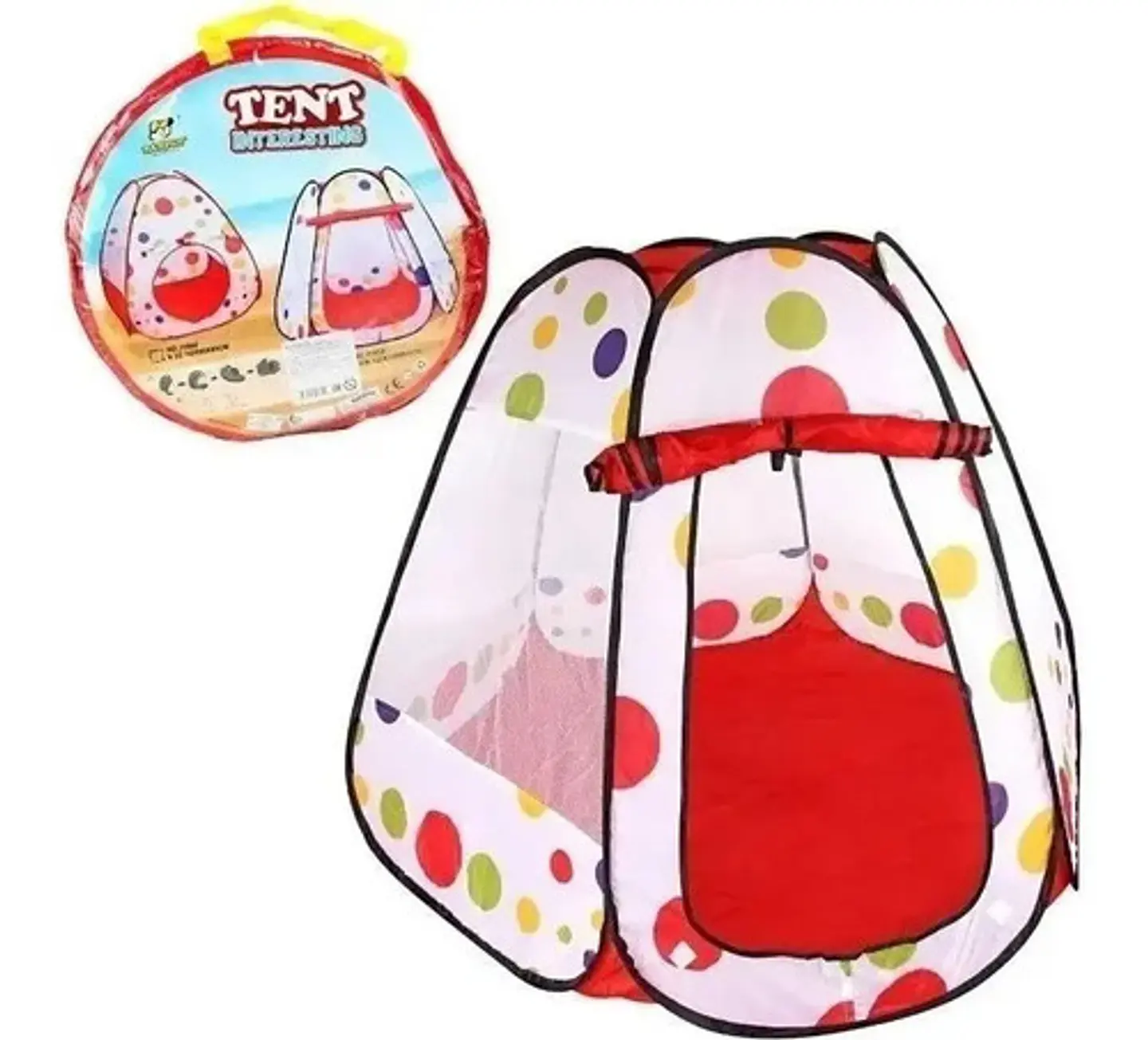 Set Carpa Plegable Para Niños Infantil Con Funda 5