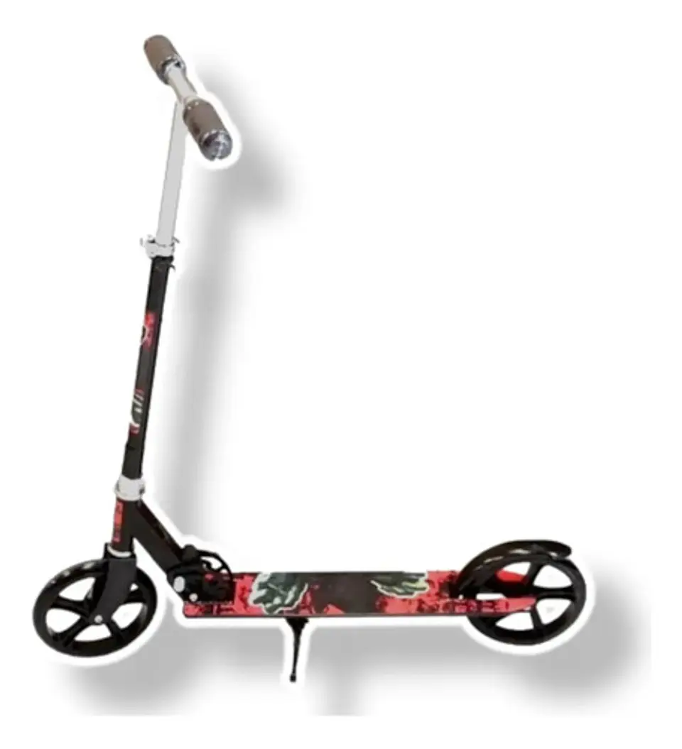 Patineta Monopatín Scooter En Aluminio Con Pata Niños 2