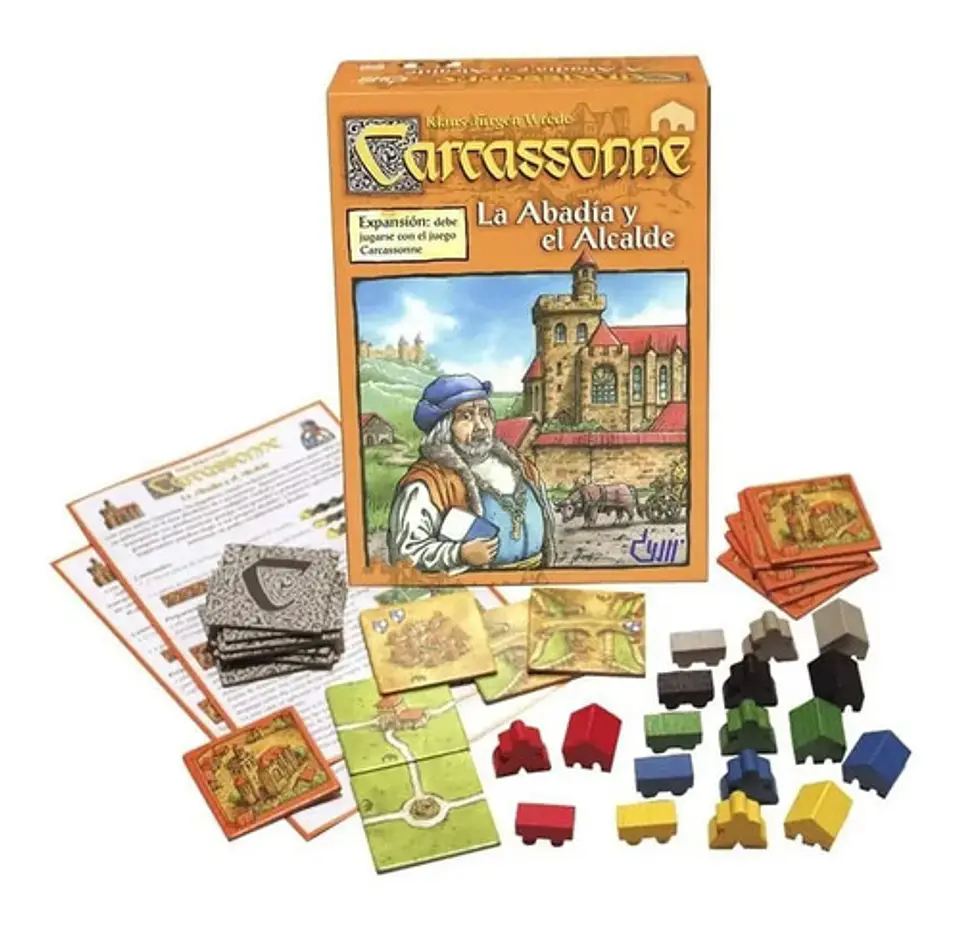Expansión Carcassonne La Abadía Y El Alcalde Devir Juego  1