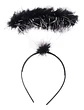 Balaca Diadema Halloween Aureola Angel Blanca Disfraz  - Miniatura 4