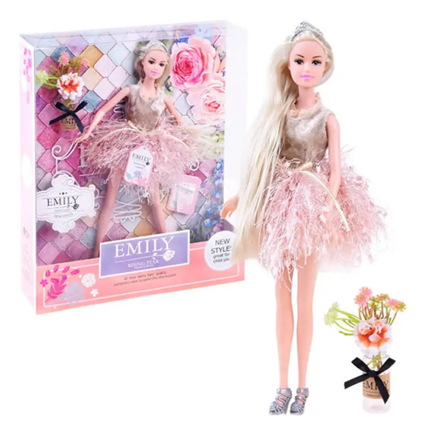 Muñeca Emily  Articulada Fashion Classics Estilos Surtidos 4